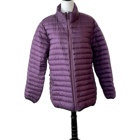 Cabela's Jackets & Coats Cabelas Long Purple Puffer Down Jacket Womens Xl Lightweight Poshmark